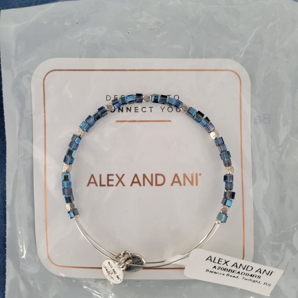 Alex and Ani Twilight Balance Bead Bangle Bracelet NWT